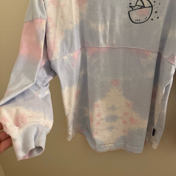 Disney Grogu Women's Pastel Tie-Dye Sweatshirt - Picture 4 of 7